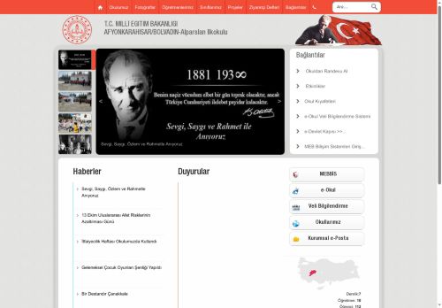 Alparslan İlkokulu - AFYONKARAHİSAR / BOLVADİN