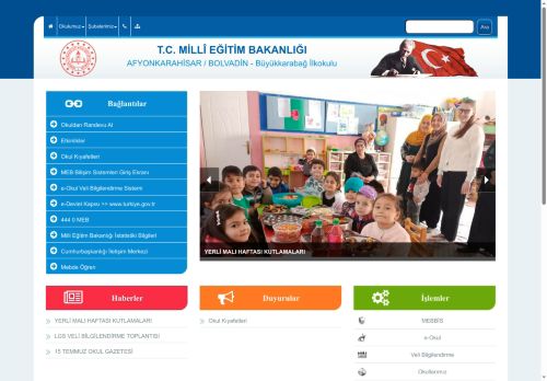 Büyükkarabağ İlkokulu - AFYONKARAHİSAR / BOLVADİN