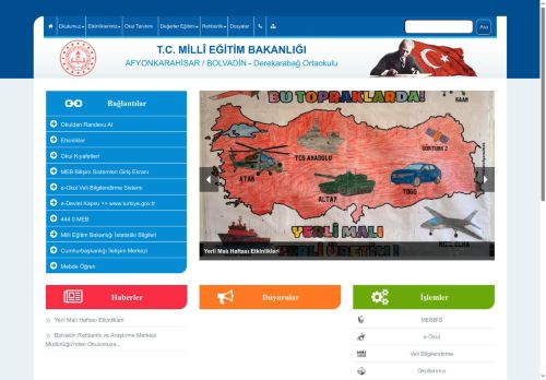 Derekarabağ Ortaokulu - AFYONKARAHİSAR / BOLVADİN