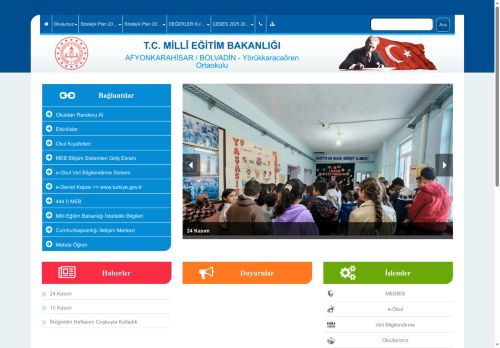 Yörükkaracaören Ortaokulu - AFYONKARAHİSAR / BOLVADİN