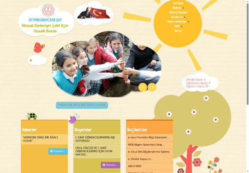 Akkonak Cumhuriyet Şehit Uğur Gencelli İlkokulu - AFYONKARAHİSAR / ÇAY