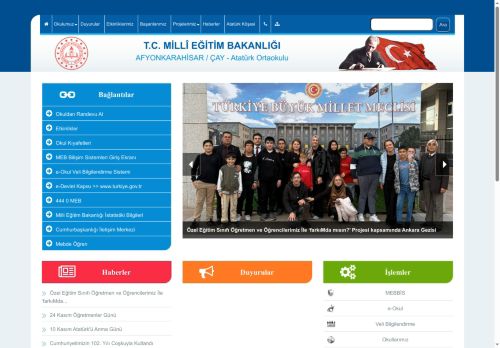 Atatürk Ortaokulu - AFYONKARAHİSAR / ÇAY