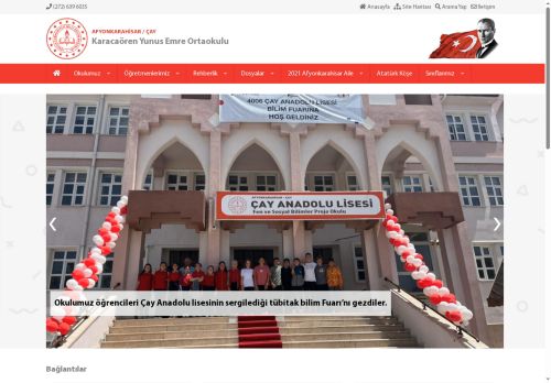 Karacaören Yunus Emre Ortaokulu - AFYONKARAHİSAR / ÇAY