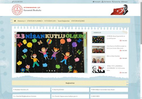 Karamık İlkokulu - AFYONKARAHİSAR / ÇAY