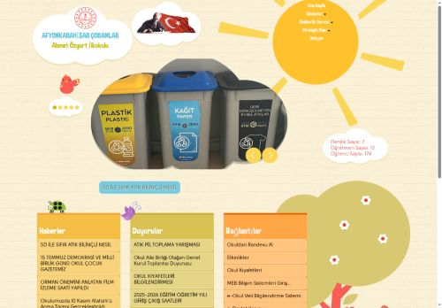 Ahmet Özyurt İlkokulu - AFYONKARAHİSAR / ÇOBANLAR