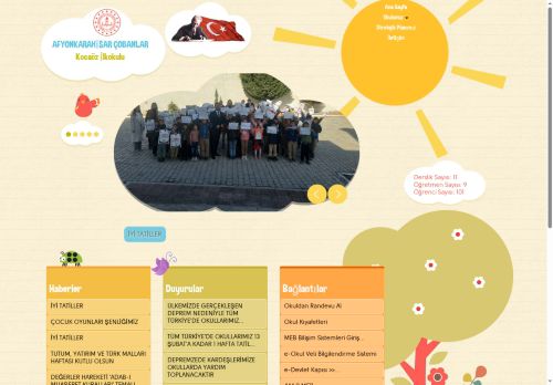 Kocaöz İlkokulu - AFYONKARAHİSAR / ÇOBANLAR