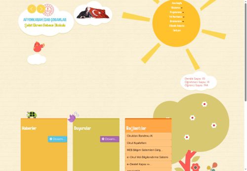 Şehit Ekrem Gebece İlkokulu - AFYONKARAHİSAR / ÇOBANLAR