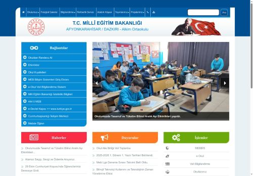 Alkim Ortaokulu - AFYONKARAHİSAR / DAZKIRI