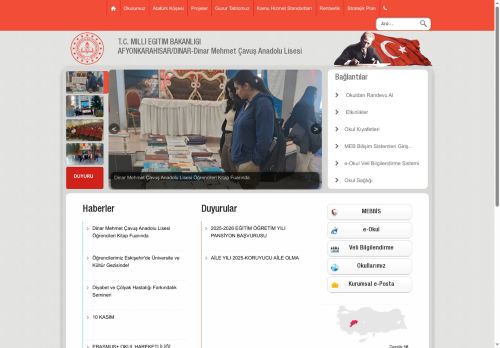 Dinar Mehmet Çavuş Anadolu Lisesi - AFYONKARAHİSAR / DİNAR