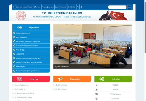 Tatarlı Cumhuriyet Ortaokulu - AFYONKARAHİSAR / DİNAR