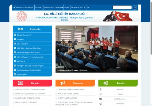 Mareşal Fevzi Çakmak İlkokulu - AFYONKARAHİSAR / MERKEZ