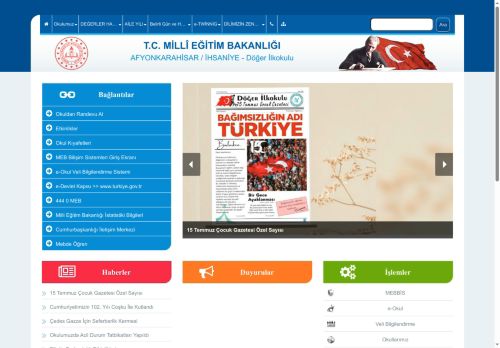 Döğer İlkokulu - AFYONKARAHİSAR / İHSANİYE