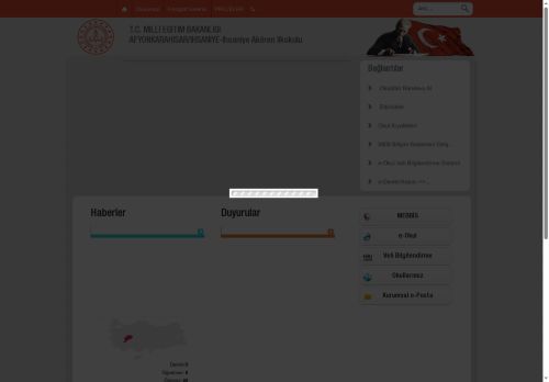 İhsaniye Akören İlkokulu - AFYONKARAHİSAR / İHSANİYE