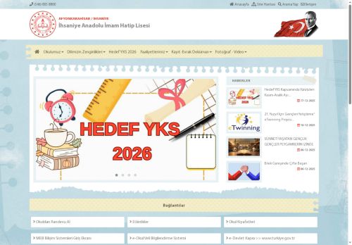 İhsaniye Anadolu İmam Hatip Lisesi - AFYONKARAHİSAR / İHSANİYE