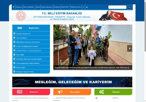 İhsaniye Turizm Mesleki ve Teknik Anadolu Lisesi - AFYONKARAHİSAR / İHSANİYE