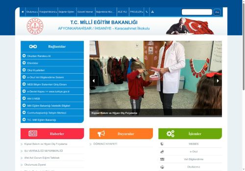 Karacaahmet İlkokulu - AFYONKARAHİSAR / İHSANİYE