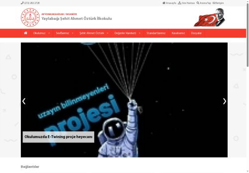 Yaylabağı Şehit Ahmet Öztürk İlkokulu - AFYONKARAHİSAR / İHSANİYE