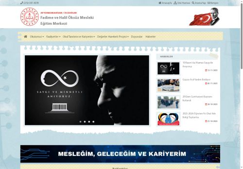 Fadime ve Halil Öksüz Mesleki Eğitim Merkezi - AFYONKARAHİSAR / İSCEHİSAR