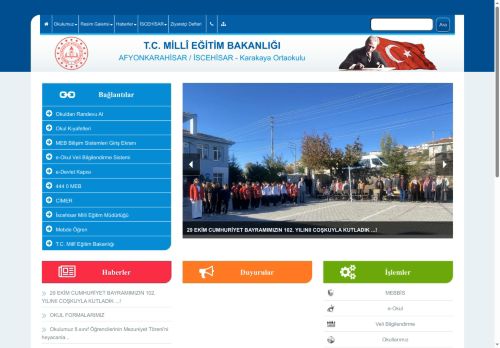 Karakaya Ortaokulu - AFYONKARAHİSAR / İSCEHİSAR