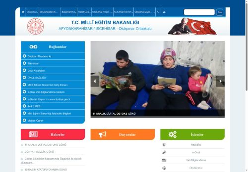 Olukpınar Ortaokulu - AFYONKARAHİSAR / İSCEHİSAR