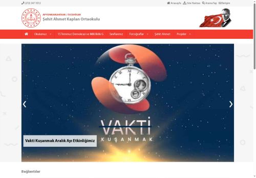 Şehit Ahmet Kaplan Ortaokulu - AFYONKARAHİSAR / İSCEHİSAR