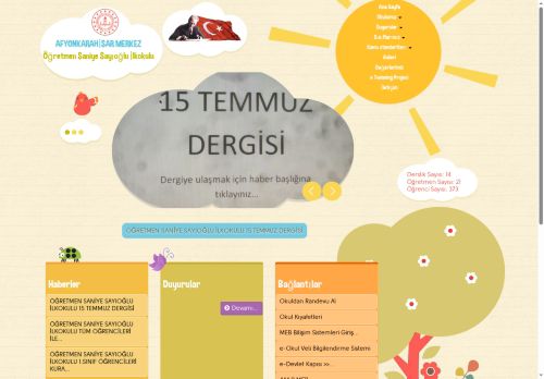 Öğretmen Saniye Sayıoğlu İlkokulu - AFYONKARAHİSAR / MERKEZ