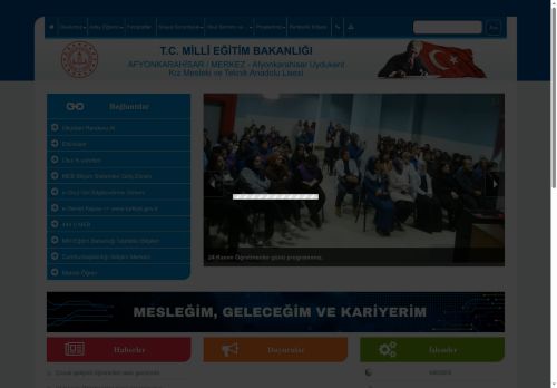Afyonkarahisar Uydukent Kız Mesleki ve Teknik Anadolu Lisesi - AFYONKARAHİSAR / MERKEZ