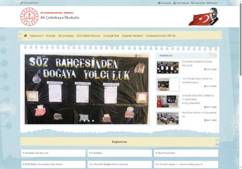 Ali Çetinkaya İlkokulu - AFYONKARAHİSAR / MERKEZ