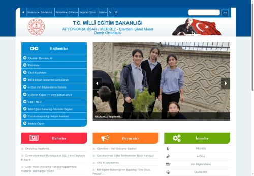 Çavdarlı Şehit Musa Demir Ortaokulu - AFYONKARAHİSAR / MERKEZ