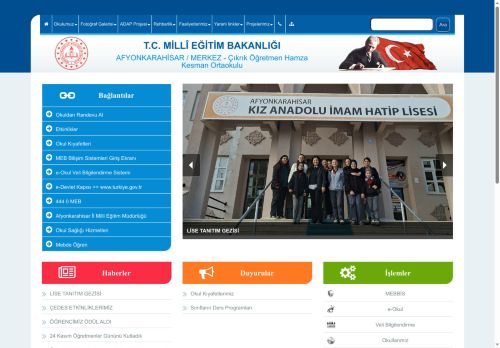 Çıkrık Öğretmen Hamza Kesman Ortaokulu - AFYONKARAHİSAR / MERKEZ