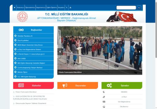 Değirmenayvalı Ahmet Bayram Ortaokulu - AFYONKARAHİSAR / MERKEZ