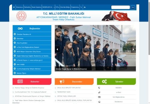 Fatih Sultan Mehmet İmam Hatip Ortaokulu - AFYONKARAHİSAR / MERKEZ