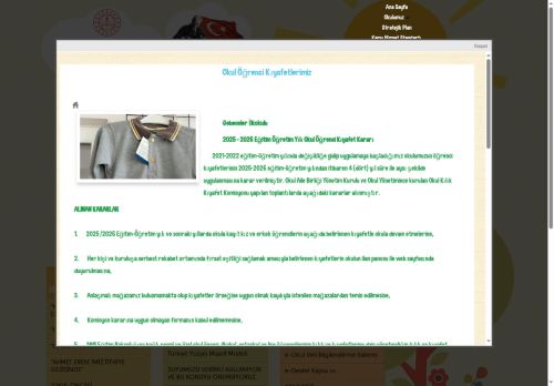 Gebeceler İlkokulu - AFYONKARAHİSAR / MERKEZ