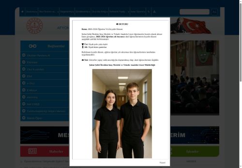 Şuhut Şehit İbrahim Imış Mesleki ve Teknik Anadolu Lisesi - AFYONKARAHİSAR / ŞUHUT