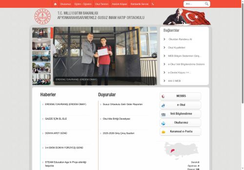 SUSUZ İMAM HATİP ORTAOKULU - AFYONKARAHİSAR / MERKEZ