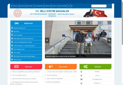 Şehit Mustafa Sezer Ortaokulu - AFYONKARAHİSAR / MERKEZ