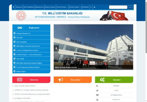 Yunus Emre Ortaokulu - AFYONKARAHİSAR / MERKEZ