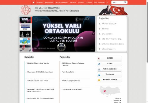 Yüksel Varlı Ortaokulu - AFYONKARAHİSAR / MERKEZ