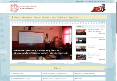 Akharım İlkokulu - AFYONKARAHİSAR / SANDIKLI