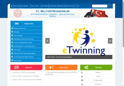 Mehmet Akif Ersoy İlkokulu - AFYONKARAHİSAR / SANDIKLI