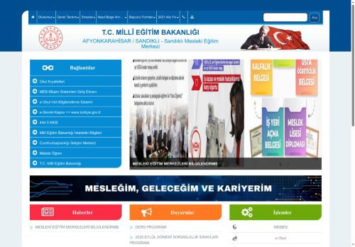 Sandıklı Mesleki Eğitim Merkezi - AFYONKARAHİSAR / SANDIKLI