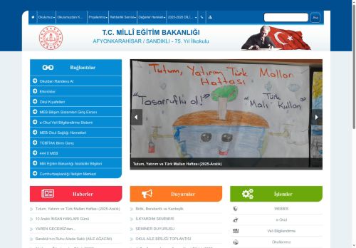 75. Yıl İlkokulu - AFYONKARAHİSAR / SANDIKLI