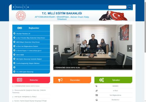 Akören İmam Hatip Ortaokulu - AFYONKARAHİSAR / SİNANPAŞA