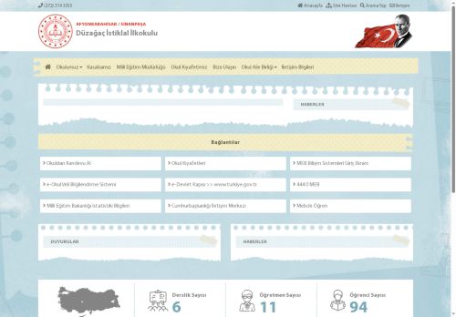 Düzağaç İstiklal İlkokulu - AFYONKARAHİSAR / SİNANPAŞA