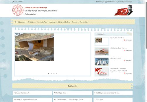 Güney Ayşe Zeynep Kocabıyık Ortaokulu - AFYONKARAHİSAR / SİNANPAŞA