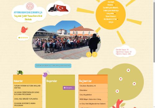 Taşoluk Şehit Yunus Emre Aral İlkokulu - AFYONKARAHİSAR / SİNANPAŞA