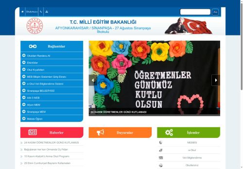 27 Ağustos Sinanpaşa İlkokulu - AFYONKARAHİSAR / SİNANPAŞA