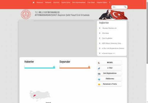 Başören Şehit Yusuf Erol Ortaokulu - AFYONKARAHİSAR / ŞUHUT