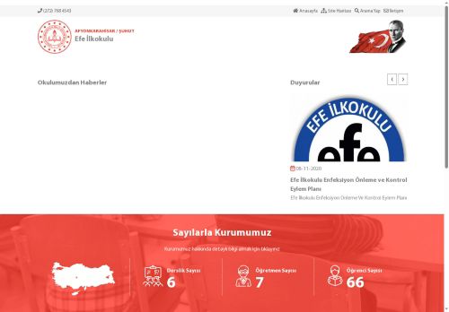 Efe İlkokulu - AFYONKARAHİSAR / ŞUHUT