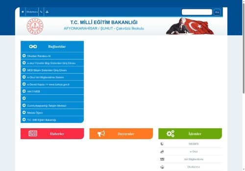 Çakırözü İlkokulu - AFYONKARAHİSAR / ŞUHUT